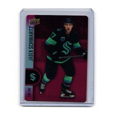 DC-19 Jaden Schwartz Base Red Parallel Die-Cut Set 2022-23 Tim Hortons UD Upper Deck DC-19 Jaden Schwartz Base Red Parallel Die-Cut Set 2022-23 Tim Hortons UD Upper Deck